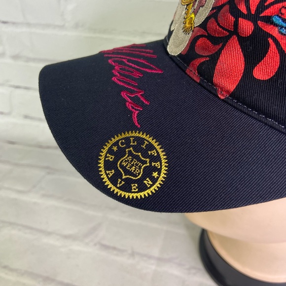 Cliff Raven Artwear Dragon Tattoo Embroidered Mesh Back Trucker Snapback Hat - Picture 3 of 9